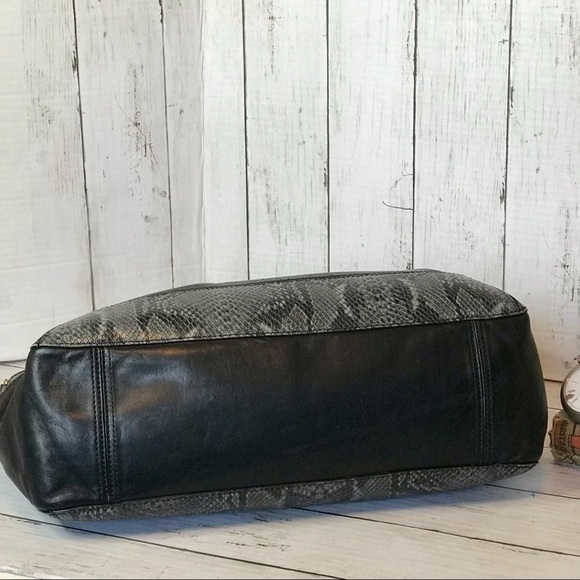 Cole Haan Hayden Kendra Snakeskin Tote Handbag - Picture 8 of 16